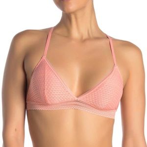 MADEWELL Geo Mesh Triangle Bralette Bra